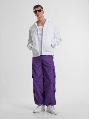 Fluffy Zip Hoody white XXL