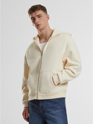 Fluffy Zip Hoody whitesand XXL
