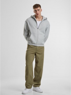 Fluffy Zip Hoody lightasphalt XXL