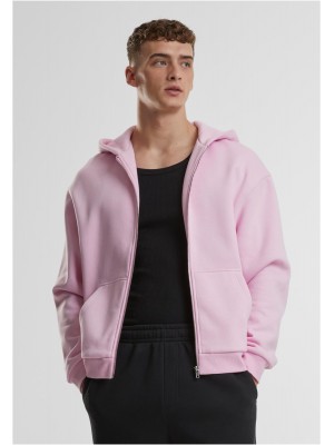 Fluffy Zip Hoody softpink XXL