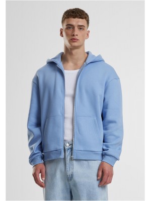 Fluffy Zip Hoody powderblue XXL