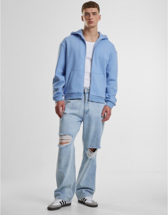 Fluffy Zip Hoody powderblue XXL Fluffy Zip Hoody powderblue XXL