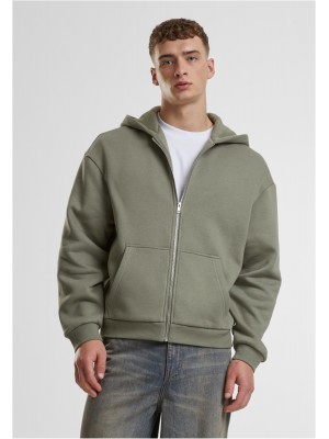 Fluffy Zip Hoody paleolive XXL