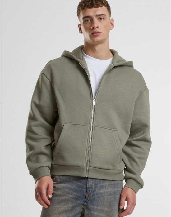 Fluffy Zip Hoody paleolive XXL Fluffy Zip Hoody paleolive XXL