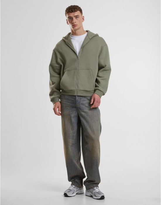 Fluffy Zip Hoody paleolive XXL Fluffy Zip Hoody paleolive XXL