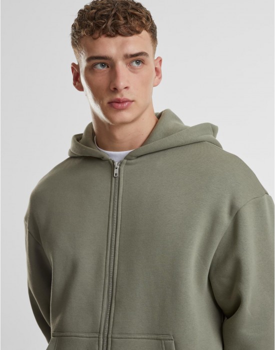 Fluffy Zip Hoody paleolive XXL Fluffy Zip Hoody paleolive XXL