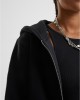 Суичър Ladies Fluffy Zip Hoody black XXL