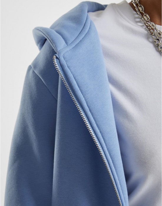Суичър Ladies Fluffy Zip Hoody powderblue XXL