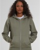 Суичър Ladies Fluffy Zip Hoody paleolive XXL