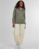 Суичър Ladies Fluffy Zip Hoody paleolive XXL