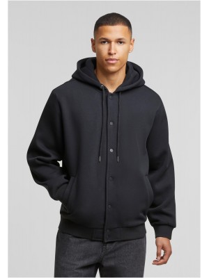 Fluffy Fleece Hoodjacket black XXL