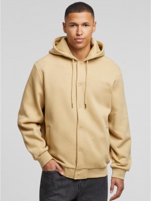 Fluffy Fleece Hoodjacket unionbeige XXL