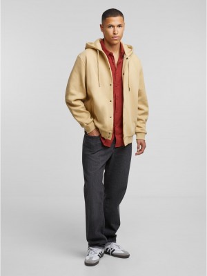 Fluffy Fleece Hoodjacket unionbeige XXL