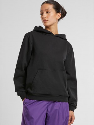 Суичър Ladies Loose Light Brushed Fleece Hoody black XS