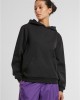 Суичър Ladies Loose Light Brushed Fleece Hoody black XS