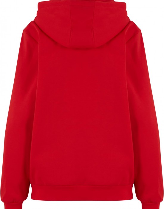Суичър Ladies Loose Light Brushed Fleece Hoody red XS