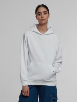 Суичър Ladies Loose Light Brushed Fleece Hoody white XS