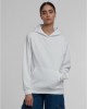 Суичър Ladies Loose Light Brushed Fleece Hoody white XS