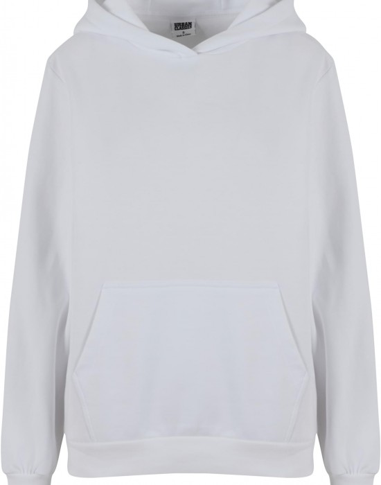 Суичър Ladies Loose Light Brushed Fleece Hoody white XS