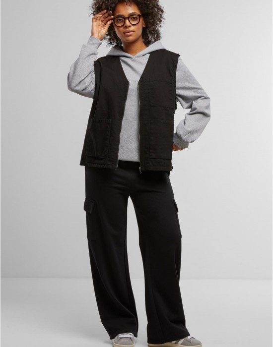 Суичър Ladies Loose Light Brushed Fleece Hoody melange XS