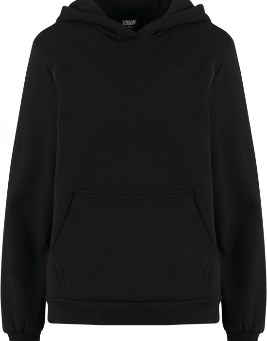 Суичър Ladies Loose Brushed Fleece Hoody black XS