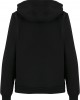 Суичър Ladies Loose Brushed Fleece Hoody black XS