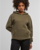 Суичър Ladies Loose Brushed Fleece Hoody olive XS