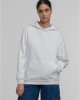 Суичър Ladies Loose Brushed Fleece Hoody white XS