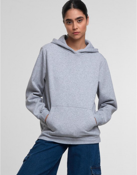 Суичър Ladies Loose Brushed Fleece Hoody melange XS
