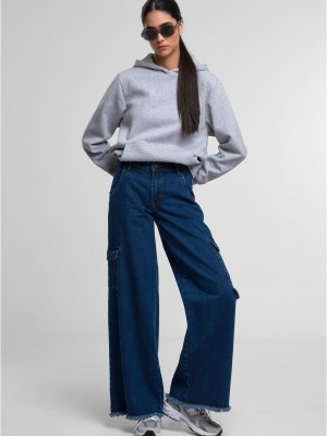 Суичър Ladies Loose Brushed Fleece Hoody melange XS