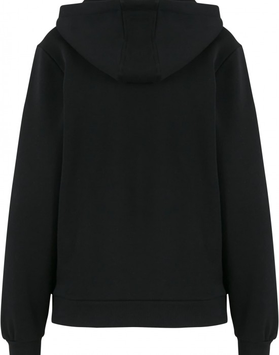 Суичър Ladies Organic Loose Brushed Fleece Hoody black XS