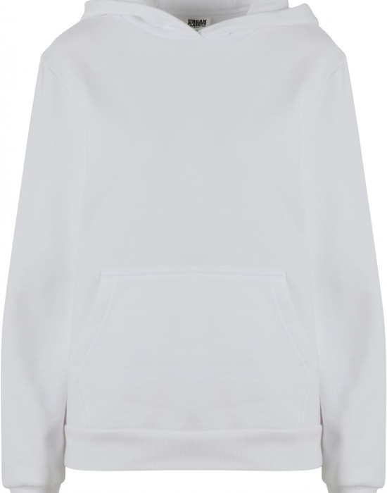 Суичър Ladies Organic Loose Brushed Fleece Hoody white XS