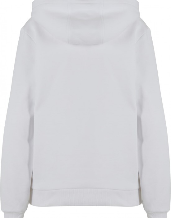 Суичър Ladies Organic Loose Brushed Fleece Hoody white XS