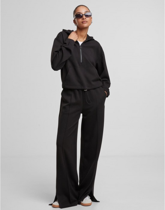 Суичър Ladies Soft Touch Zip Hoodie black XXL