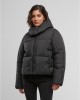 Суичър Ladies Hooded Collar Puffer Jacket black XS