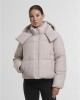 Суичър Ladies Hooded Collar Puffer Jacket cloud XS