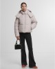 Суичър Ladies Hooded Collar Puffer Jacket cloud XS