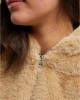 Суичър Ladies Full Zip Faux Fur Hoodie wetsand XS