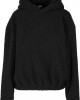 Суичър Ladies Oversized Bonded Sherpa Hoody black XXL