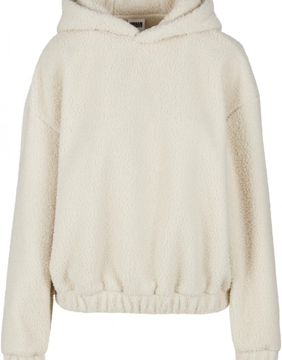 Суичър Ladies Oversized Bonded Sherpa Hoody whitesand XXL