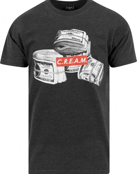 Тениска Mъжка тениска Mister Tee C.R.E.A.M charcoal Тениска Mъжка тениска Mister Tee C.R.E.A.M charcoal