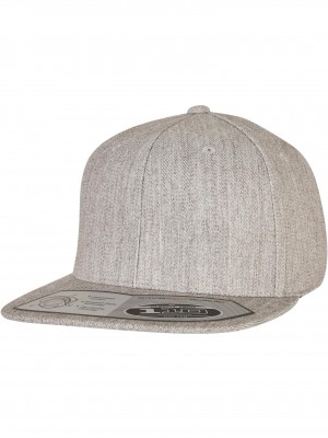 Шапка с козирка 110 Fitted Snapback heathergrey one size Шапка с козирка 110 Fitted Snapback heathergrey one size
