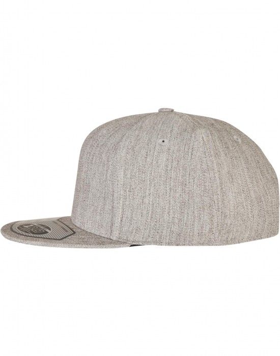 Шапка с козирка 110 Fitted Snapback heathergrey one size Шапка с козирка 110 Fitted Snapback heathergrey one size
