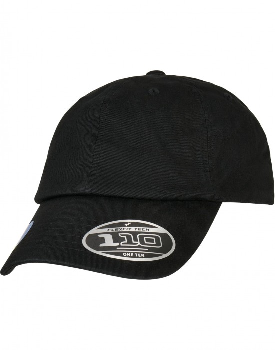 Шапка с козирка Eco Washing 110 Unstructered Alpha Cap black one size Шапка с козирка Eco Washing 110 Unstructered Alpha Cap black one size