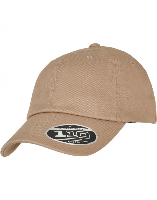 Шапка с козирка Eco Washing 110 Unstructered Alpha Cap khaki one size Шапка с козирка Eco Washing 110 Unstructered Alpha Cap khaki one size