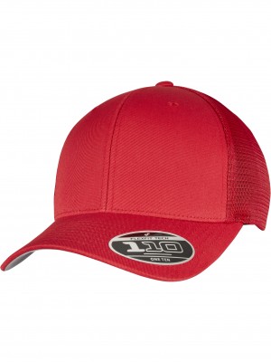 Шапка с козирка FLEXFIT 110 MESH CAP red one size Шапка с козирка FLEXFIT 110 MESH CAP red one size