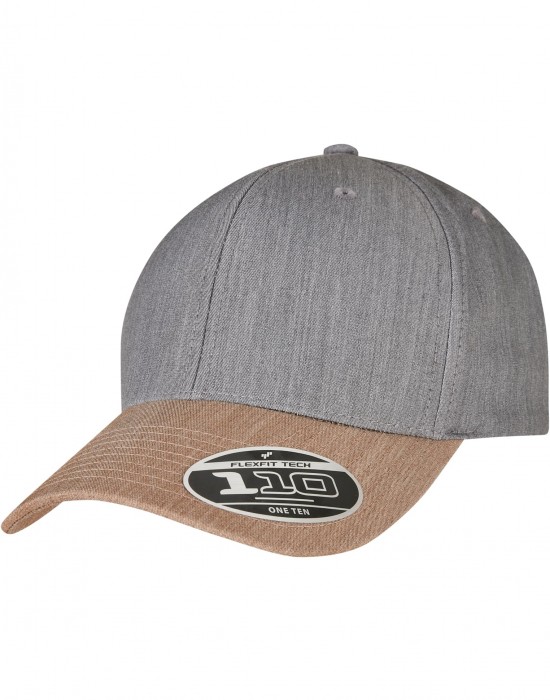 Шапка с козирка 110 Melange Mix Cap grey/khaki one size Шапка с козирка 110 Melange Mix Cap grey/khaki one size