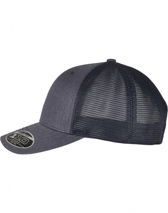 Шапка с козирка 110 Flexfit Melange Trucker heather/navy one size