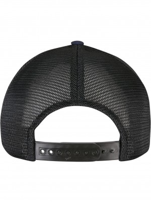 Шапка с козирка 110 Structured Canvas Trucker navy/black one size