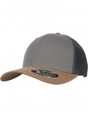 Шапка с козирка 110 Trucker earth tones one size